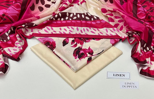 Maria B Linen Collection 2026 – Premium 3PC Unstitched Suit