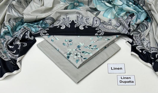 Maria B Linen Collection 2026 – Premium 3PC Unstitched Suit