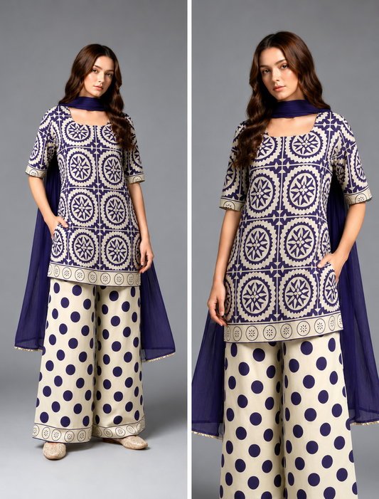 Maria B Silk Collection 2026 – 3-Piece Unstitched Suit