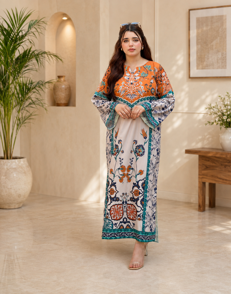 Maria B Silk Collection 2026 – 3-Piece Unstitched Suit