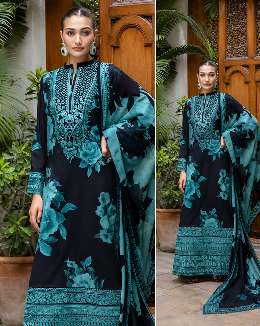 Maria B Linen Collection 2026 – Premium 3PC Unstitched Suit