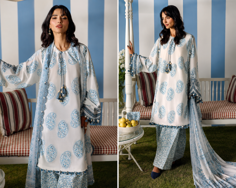 Maria B Linen Collection 2026 – Premium 3PC Unstitched Suit