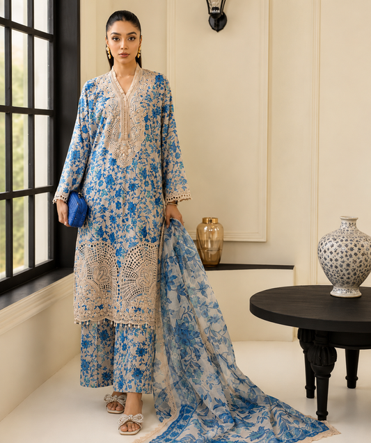 Maria B Linen Collection 2026 – Premium 3PC Unstitched Suit