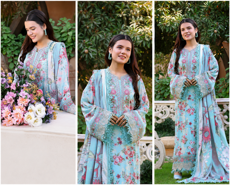 Maria B Linen Collection 2026 – Premium 3PC Unstitched Suit