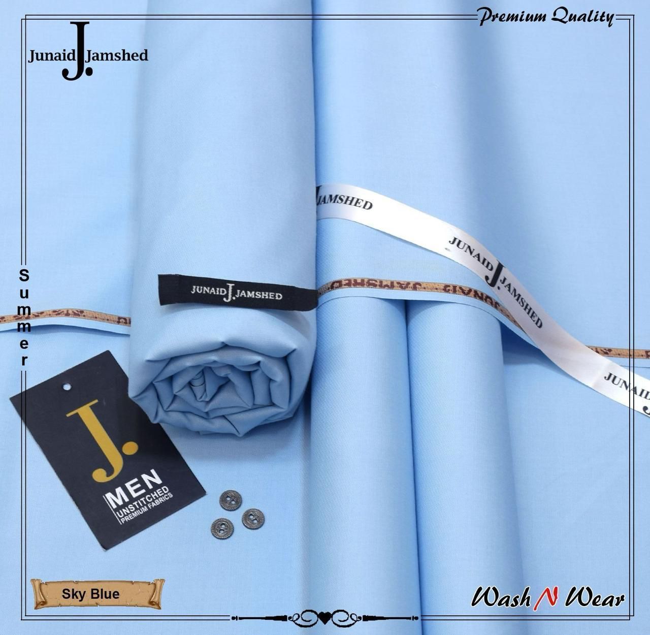 J. Junaid Jamshed Men's Summer Collection 2026 – Premium Wash & Wear