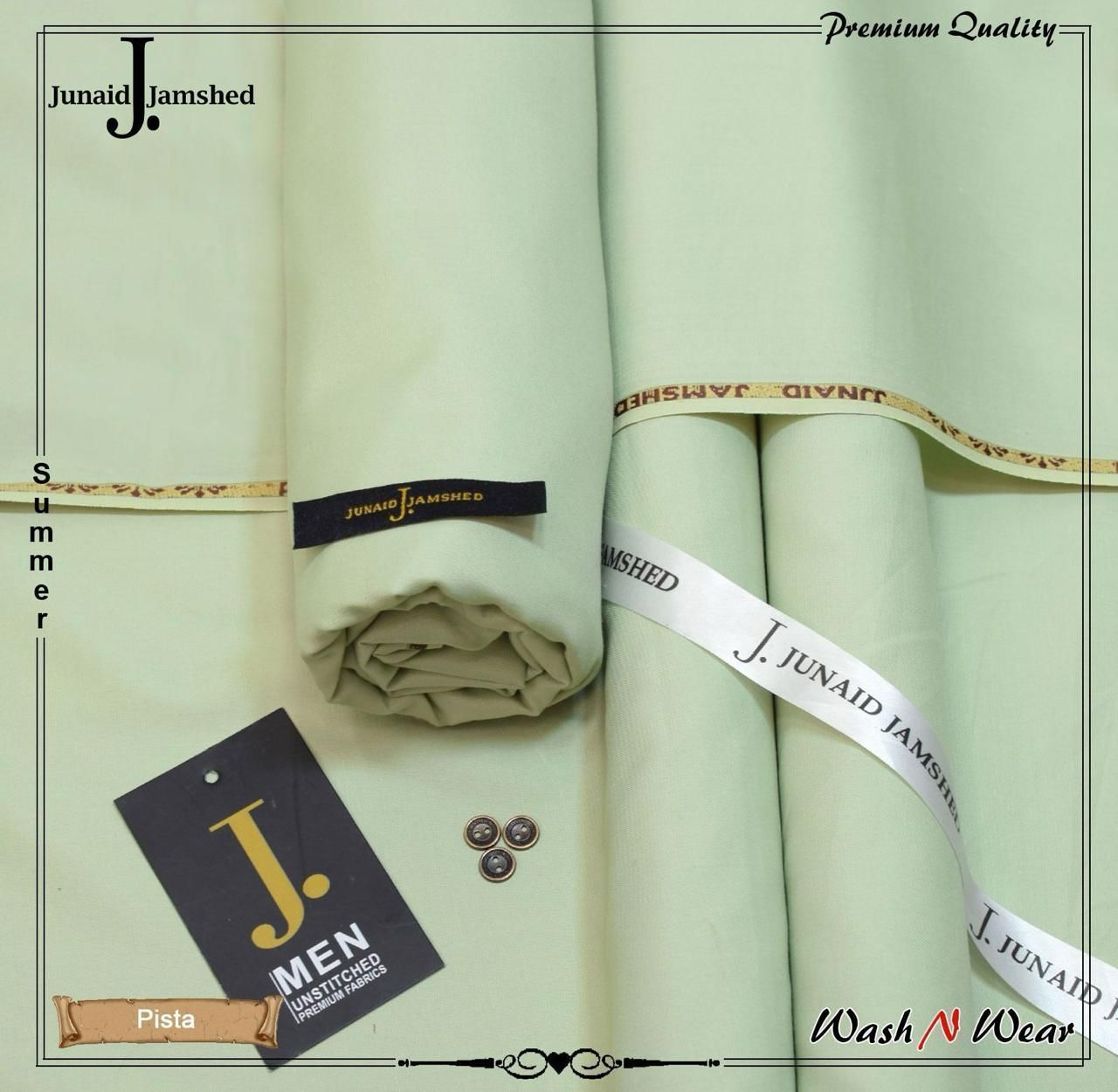 J. Junaid Jamshed Men's Summer Collection 2026 – Premium Wash & Wear