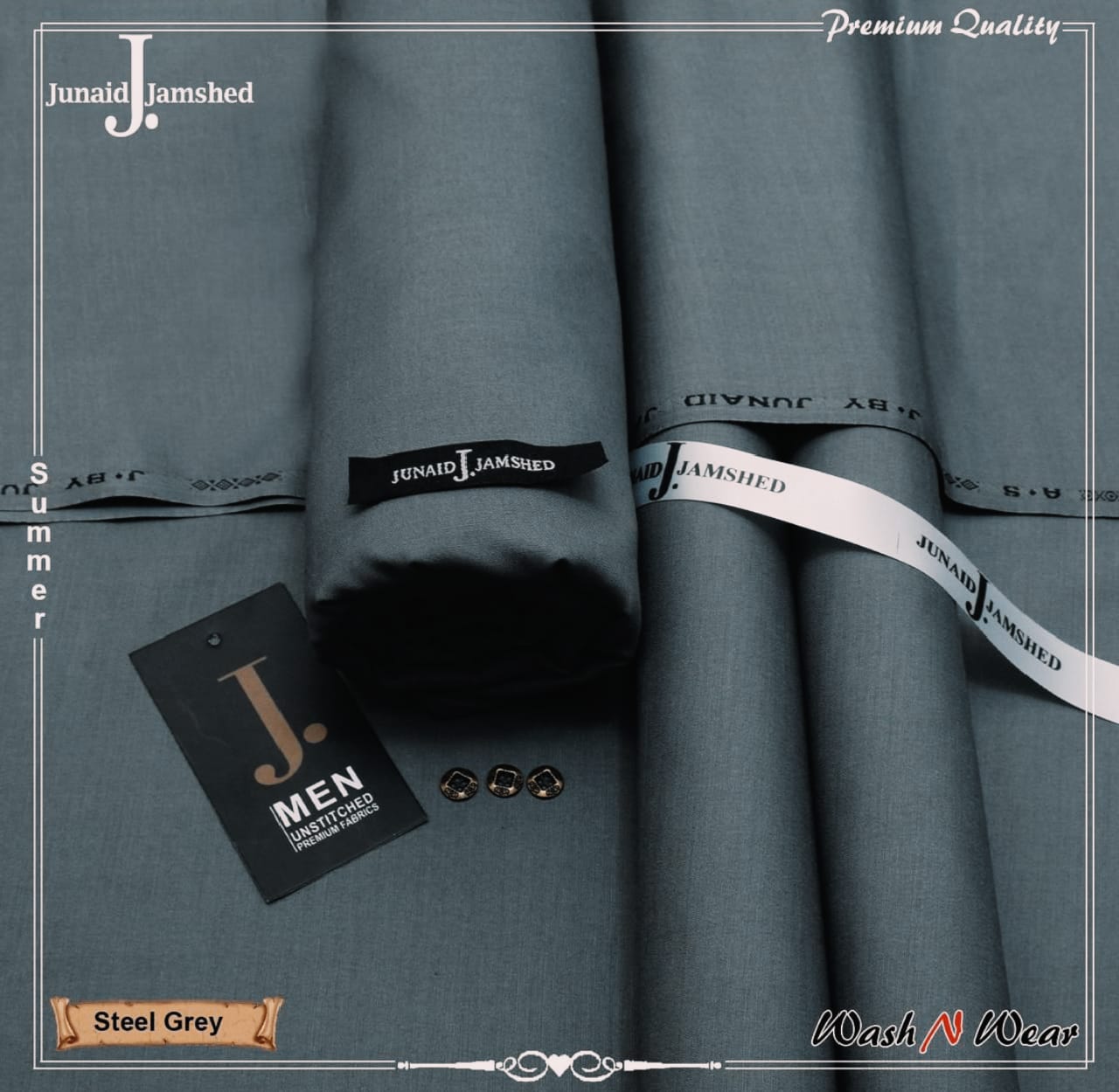J. Junaid Jamshed Men's Summer Collection 2026 – Premium Wash & Wear