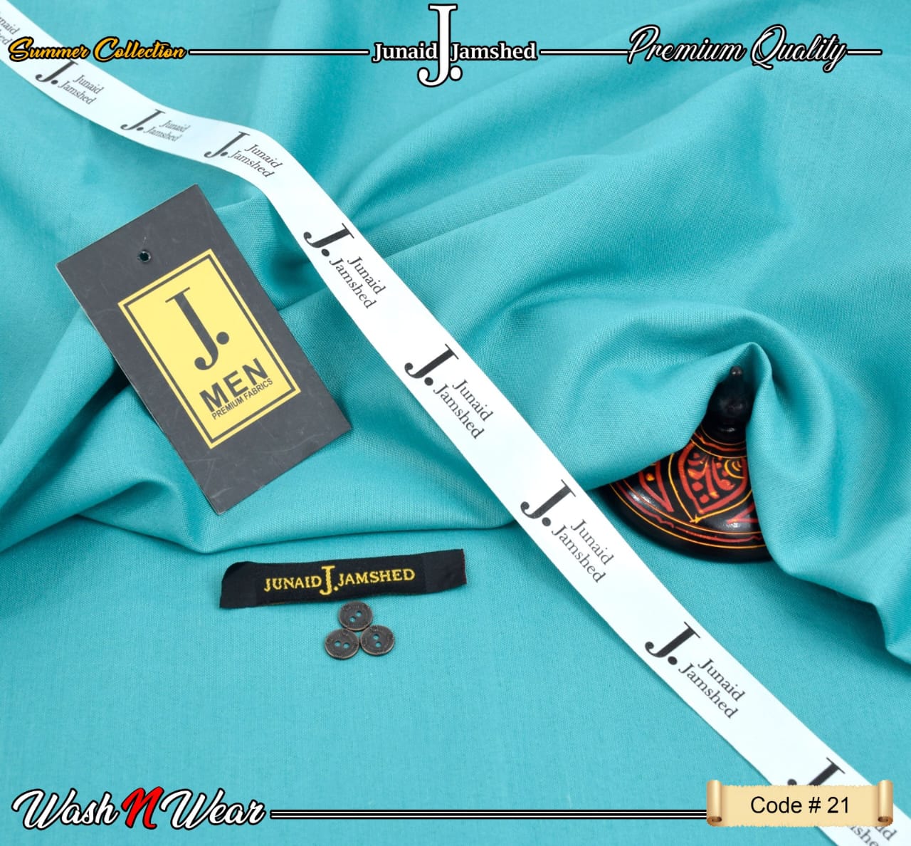J. Junaid Jamshed Men's Summer Collection 2026 Premium Wash & Wear