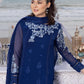 AZURE Premium Chiffon Unstitched – 3 Piece Suit