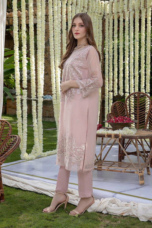 AZURE Embroidered 2-Piece Suit Kameez & Trouser