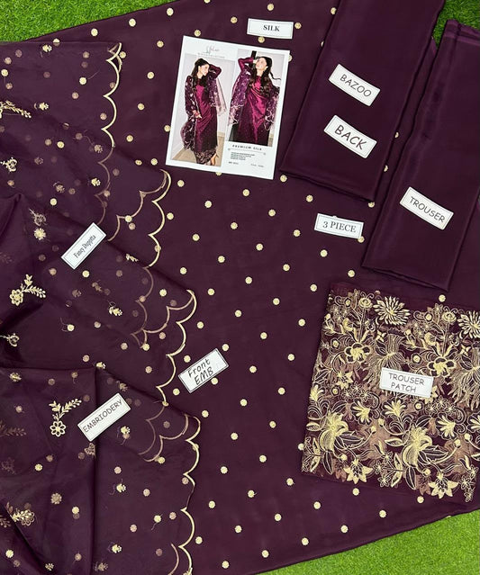 Eilf Silk Premium 3 Piece Suit