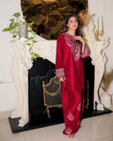Embroidered Shamoze Silk 2-Piece Unstitched Suit