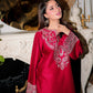 Embroidered Shamoze Silk 2-Piece Unstitched Suit