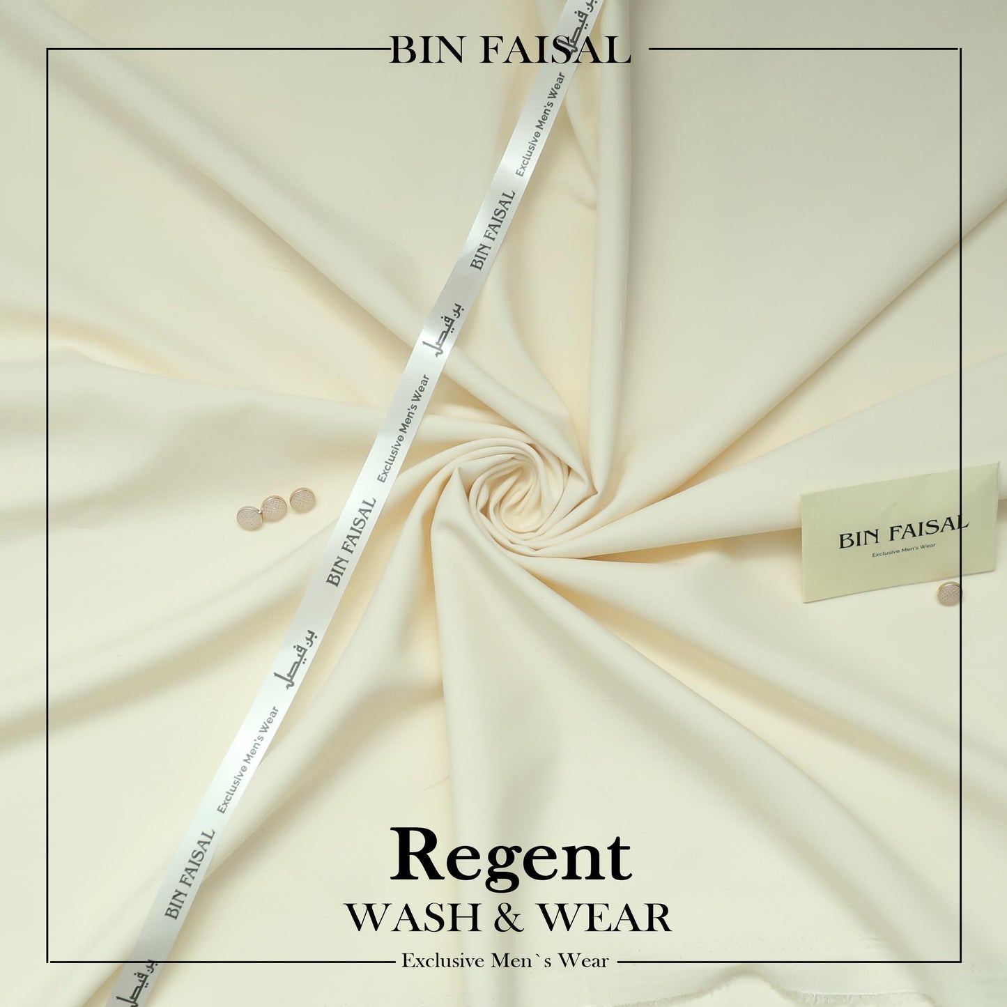 BIN FAISAL Regent Wash &amp; Wear – Premium Men's Unstitched Suit