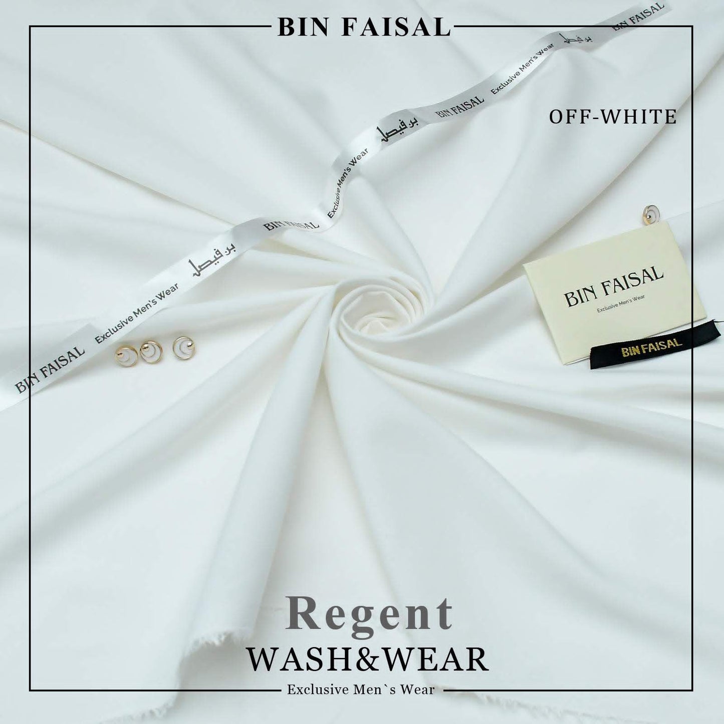 BIN FAISAL Regent Wash &amp; Wear – Premium Men's Unstitched Suit