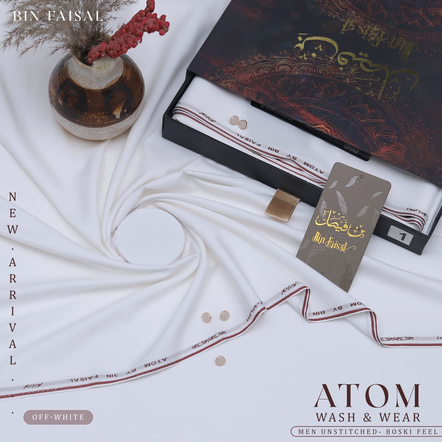ATOM Boski Finish Wash &amp; Wear by Bin Faisal