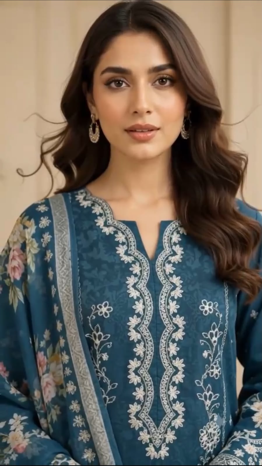 Aneela Fancy Collection 2026 – 3 Piece Unstitched Viscose Suit