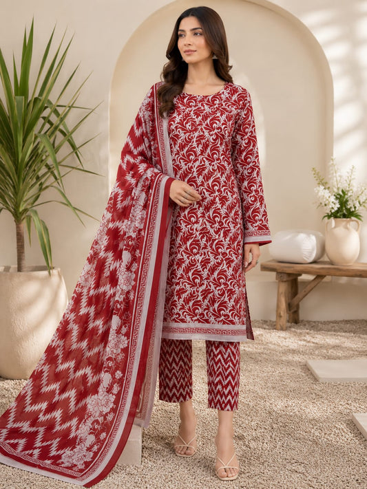 Sapphire Luxury Digital Print Air Lawn 3 Piece Collection