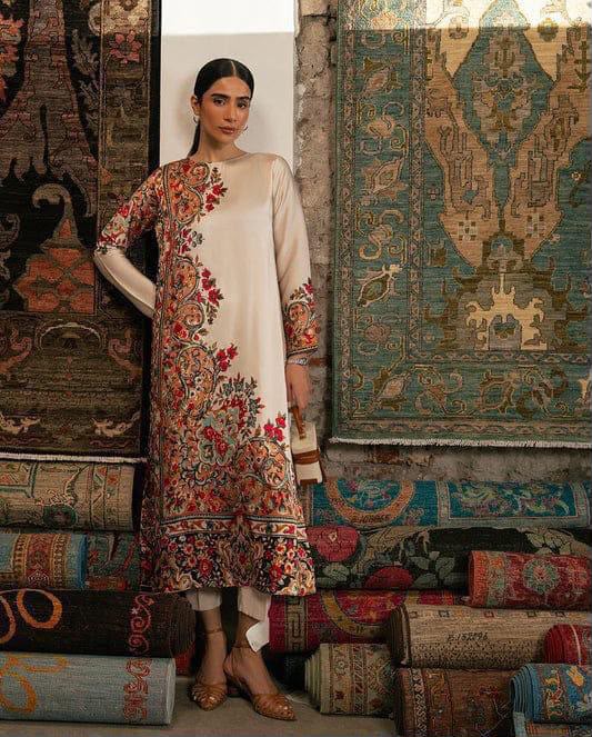 Maria B Silk Collection 2026 – 3-Piece Unstitched Suit