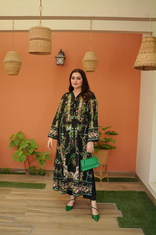 Maria B Silk Collection 2026 – 3-Piece Unstitched Suit