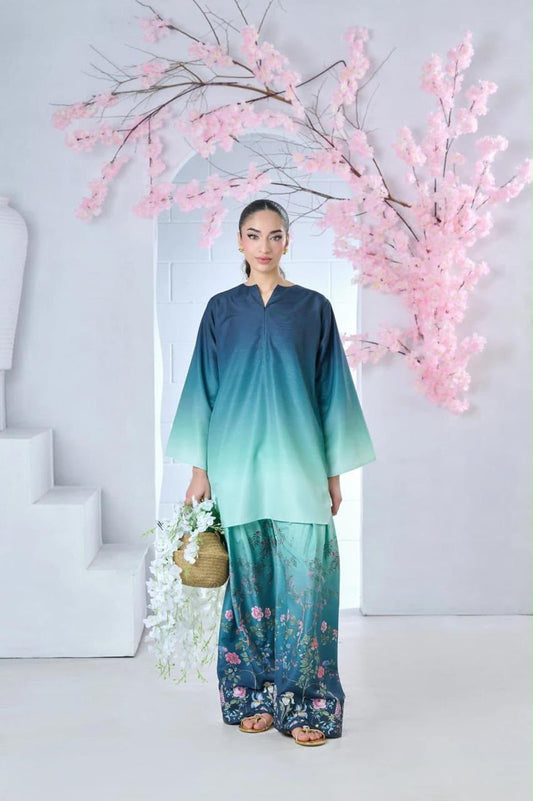 Maria B Silk Collection 2026 – 3-Piece Unstitched Suit