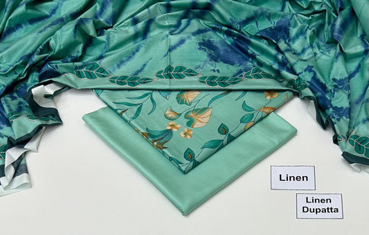 Maria B Linen Collection 2026 – Premium 3PC Unstitched Suit