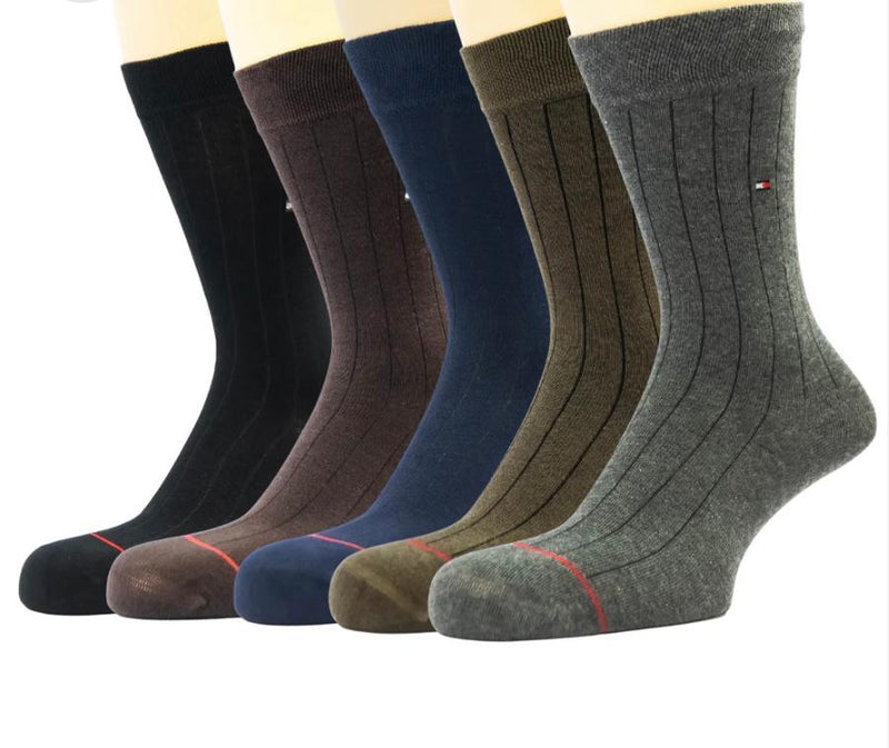 Premium Cotton Socks Pakistan - Formal Dress & Casual Ankle Socks Pack of 5