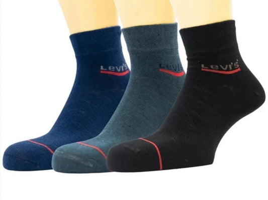 Premium Cotton Socks Pakistan - Formal Dress & Casual Ankle Socks Pack of 3