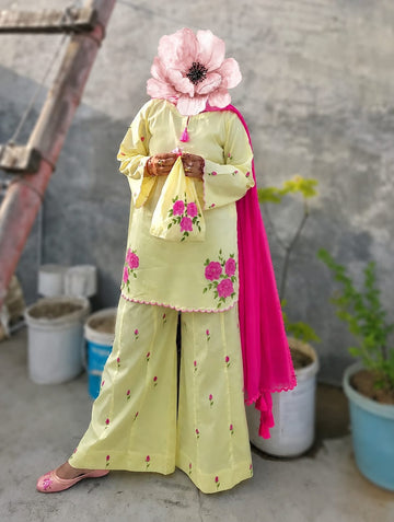 Embroidered 3-Piece Stitched Winter Linen Collection