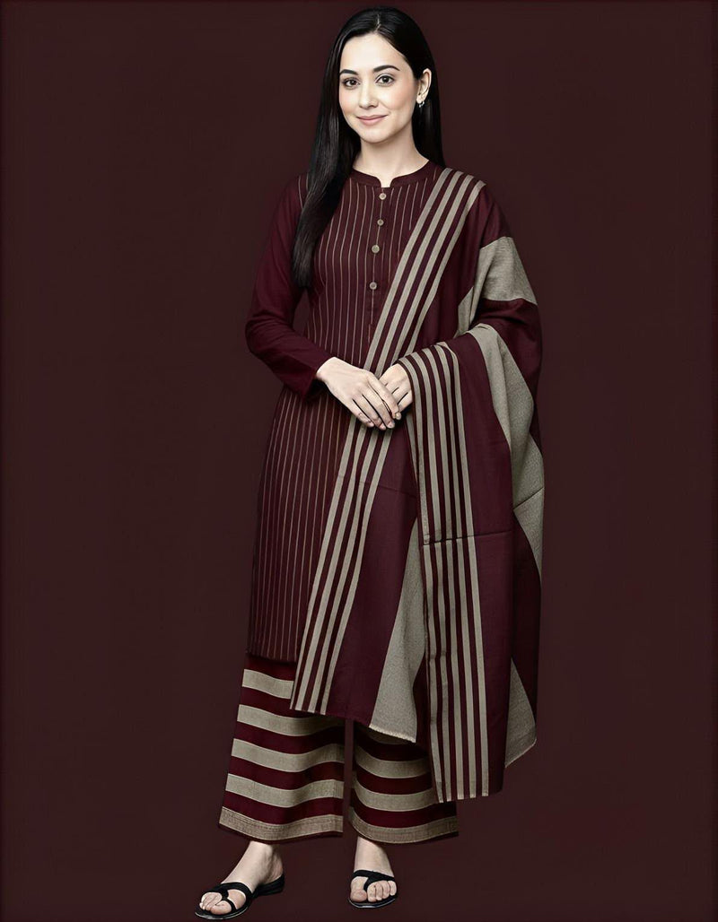Winter Collection 2026 | Premium Multani Khaddi Susi 3-Piece Suit