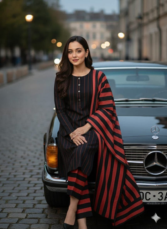 Winter Collection 2026 | Premium Multani Khaddi Susi 3-Piece Suit