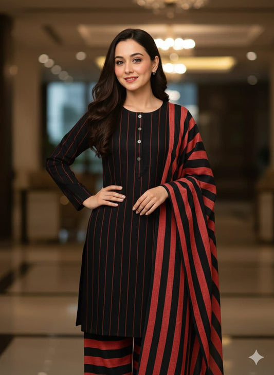 Winter Collection 2026 | Premium Multani Khaddi Susi 3-Piece Suit