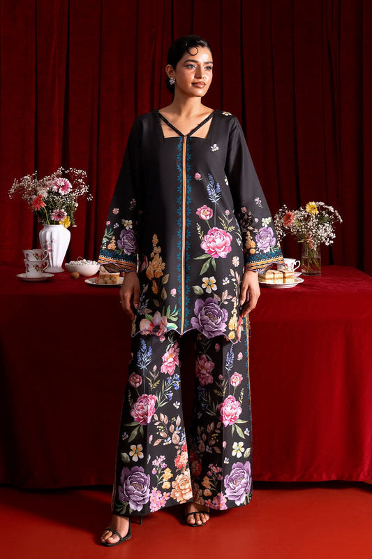 Afsanah Most Demanding Edition 2026 – Digital Printed Silk 2PC Unstitched Suit | Shirt + Trouser